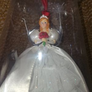 2007 Disney Enchanted Giselle Bride Wedding Gown Ball Tree Topper Ornament